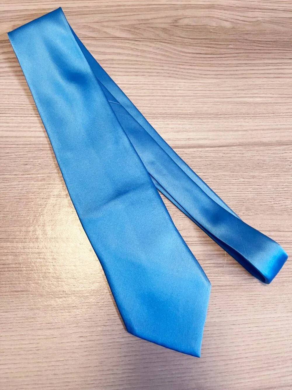 Stefano Ricci 100% Silk Solid Sky Blue Luxury Designer Tie Made in Italy